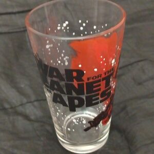 War Of The Planet Of The Apes Draft BEER Glass